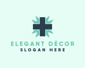 Natural Medical Doctor Cross logo design