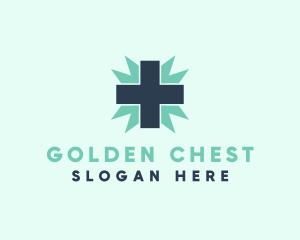 Natural Medical Doctor Cross logo design