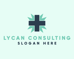 Natural Medical Doctor Cross logo design