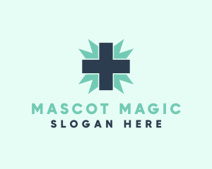 Natural Medical Doctor Cross logo design