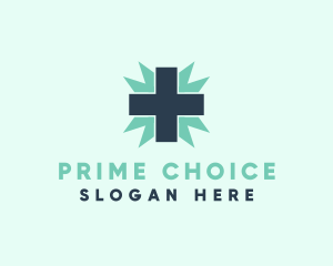 Natural Medical Doctor Cross logo design