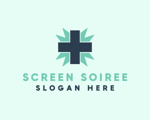 Natural Medical Doctor Cross logo design