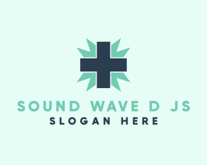 Natural Medical Doctor Cross logo design