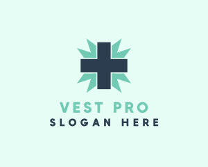 Natural Medical Doctor Cross logo design