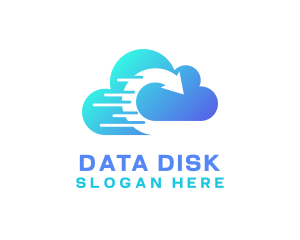 Data Cloud Software logo design