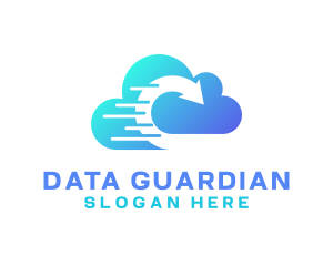 Data Cloud Software logo design