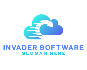 Data Cloud Software logo design