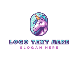 Horse Unicorn Gamer logo