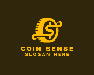 Dollar Coin Money logo design