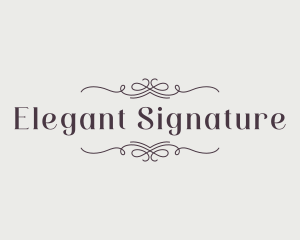 Intricate Elegant Ornament logo design