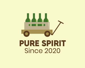 Wine Wagon Bar logo design