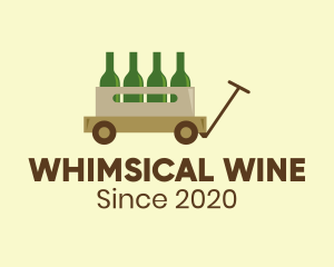 Wine Wagon Bar logo design