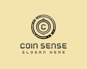 Digital Currency Crypto logo design