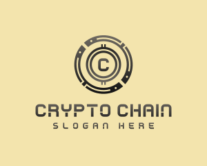 Digital Currency Crypto logo design