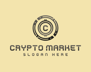 Digital Currency Crypto logo design