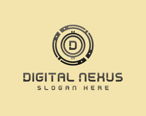 Digital Currency Crypto logo design