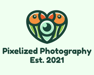 Wildlife Lovebird Photography logo design