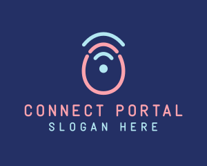 Egg Wifi Signal logo design