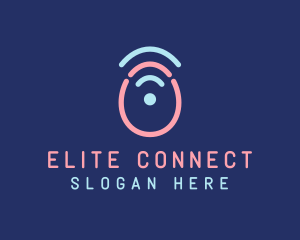 Egg Wifi Signal logo design