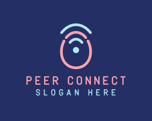 Egg Wifi Signal logo design