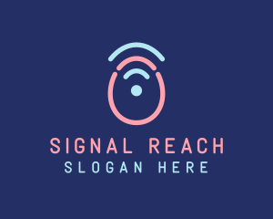 Egg Wifi Signal logo design