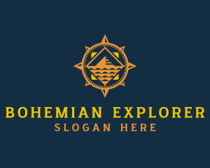 Pyramid Exploration Tourism logo design