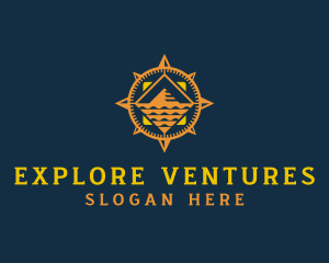 Pyramid Exploration Tourism logo design