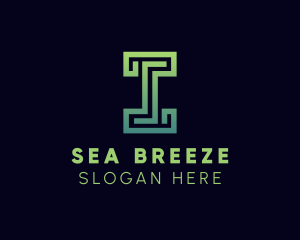 Business Maze Letter I Logo