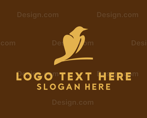 Pigeon Bird Pet Logo