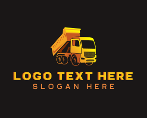 Heavy Equipment Dump Truck Logo