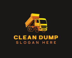 Heavy Equipment Dump Truck logo design