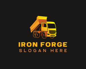 Heavy Equipment Dump Truck logo design