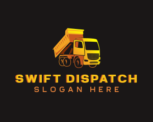 Heavy Equipment Dump Truck logo design