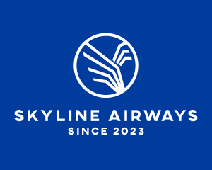Flying Wings Airline  logo design