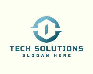 Technology Business App Letter O logo