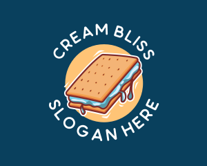 Ice Cream Sandwich logo design