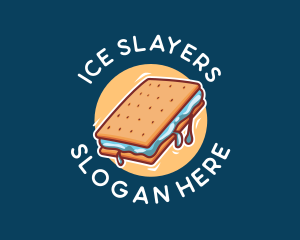 Ice Cream Sandwich logo design