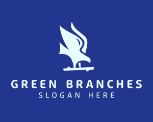 Dove Wing Branch logo design