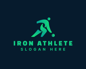 Athlete Basketball Sports logo design