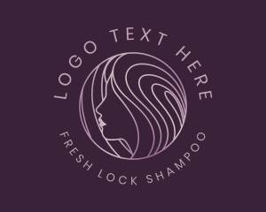 Beautiful Woman Shampoo logo design