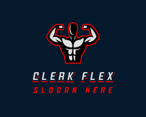 Gym Flex Fitness logo design