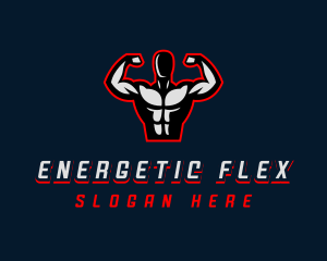 Gym Flex Fitness logo design