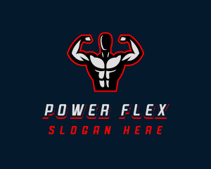 Gym Flex Fitness logo design