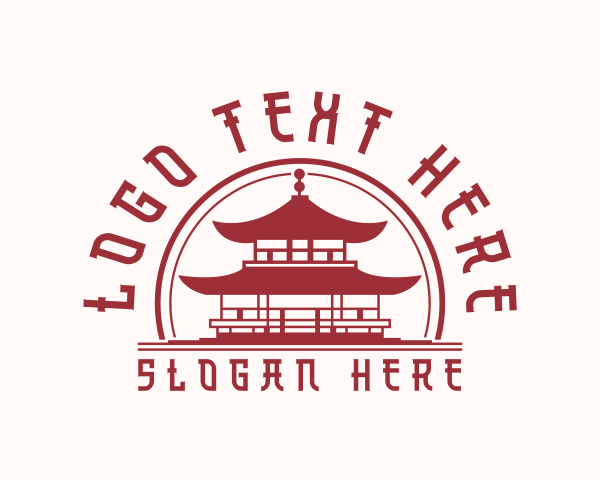 Temple logo example 3