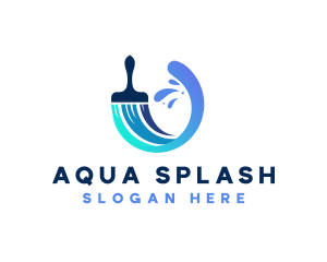 Paint Brush Splash logo