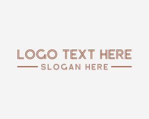 Simple Creative Wordmark logo