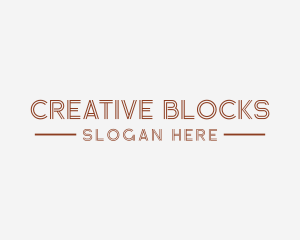 Simple Creative Wordmark logo design