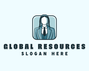 Female Human Resources logo