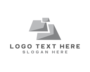 Material - Stone Tile Flooring logo design