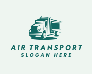 Truck Cargo Transport logo design